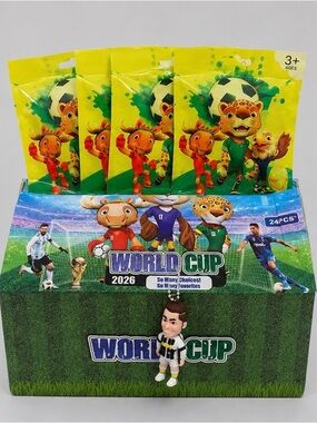 World Cup 2026 Mystery Blind Bag Toy Set – 4 Pack Soccer Surprise Bags